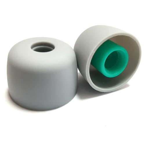 Image of Luckvan Soft Silicone Ear Tips for Sony WF-1000XM5 /WF-1000XM4 Replacement Tips for Sony Earbuds Wireless, 4 Pairs Gray