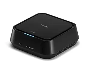 Philips Automotive GoPure 5211 Car Air Purifier with 3 Color Real Time AQI Indicator GP521BLKX1 (Black)