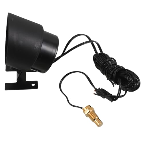 SOPOTUTU Jauge Température Eau et Voltmètre Voiture Numérique Affichage Précis Boîtier Métallique Antichoc Indicateur Instantané pour Camion Suv