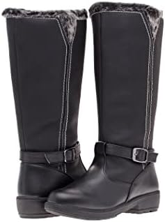 Boston Accent Womens Cold Weather Boots with Side Zipper Closure Patty Waterproof Insulated Tall Winter Boots - Comfortable, Keeps Feet Warm & Dry - Available Both in Medium and Wide Width | Image 1