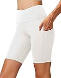 No hay pantalones cortos de yoga con punta de camello. Tejido elástico en 4 direcciones y no transparente. Tenemos que decirle que tiene buena elasticidad y elasticidad en 4 direcciones: perfecto para yoga, ejercicio, ciclismo, carrera, maratones, fitness, senderismo, natación, cualquier tipo de ejercicio o simplemente para el uso diario.