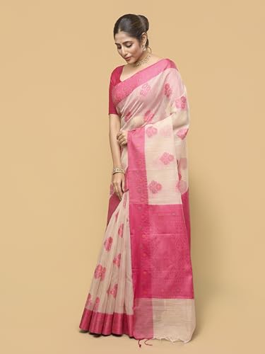 PALLU PATARI pink silk kota saree – image 3