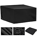 Patio Furniture Covers Waterproof 96 x 48 x 34 Inch Outdoor Patio Table Covers Rectangle Couch Cover Weatherproof Furniture Covering Heavy Duty Anti-UV 96"L x 48"W x 34"H//240x120x85cm