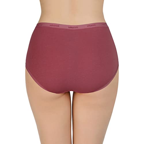 Image of Amante Solid Cotton Full Brief Panty Pack(Pack of 3)