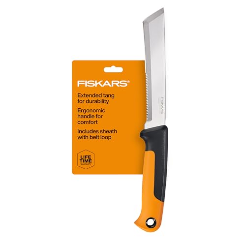 Fiskars Harvesting Knife, Gardening Gifts for Women, Serrated Edge Hand