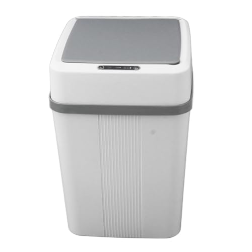 Poubelle automatique 12L au design compact intelligent et finitions soignées pour votre chambre.