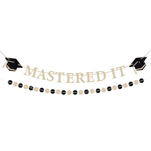SerpizePaty Mastered It Banner Graduaton Decorations 2026