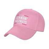 Dunkin Deez Nuts Sandwich Hats Baseball Cap Unisex Pink