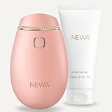 NEWA Wrinkle Reduction Device Skincare Tool for Facial Tightening. Boosts Collagen, Reduces Wrinkles. with 1 Gel Supply (Pink)