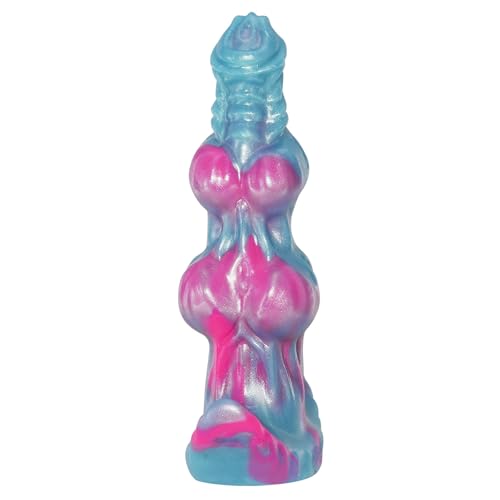 16 cm Butt Plug,Monster Knot Anal dildo mit T-Basis, Silikon Anal plug Analsexspielzeug für Männer, Frauen und schwule Paare