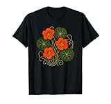 Célébrez la nature avec ce beau design floral de capucine, parfait pour tous les jardiniers et amateurs de plantes.