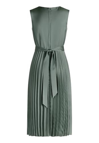 Robe Betty & Co confortable taille 16 : sublimez vos formes en vert Lily Pad