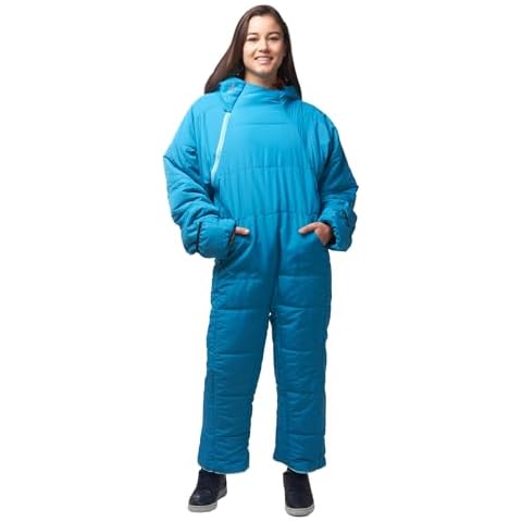 Selk'bag Lite LTD Wearable Sleeping Bag - Outdoor and Indoor Sleeping Bag for Camping, Hiking, Travel, and Backpacking w/Stuff Sack - Lightweight Sleeping Bag Suit (Teal Burgundy, Medium) Cover