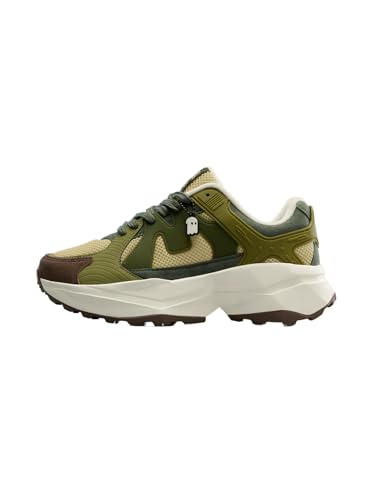 Image of The Souled Store Raptors V2: Men and Boys Low Top Sporty Casual Street Wear Chunky Sneakers | Retro Trainer with Breathable Mesh, Cushioned EVA Midsole & Ultra-Grip Rubber Outsole