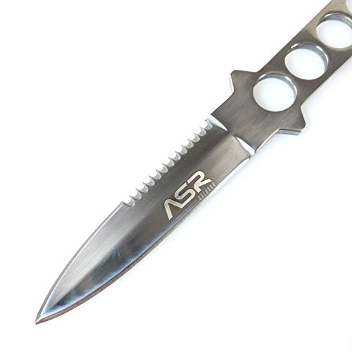 WarTech Faca de sobrevivência de mergulho de 22 cm (8,75