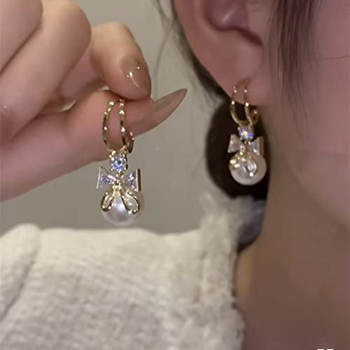 Boucles d'oreilles en perles de culture pour mariage et cérémonie élégante