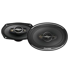 PIONEER A-Series Standard TS-A6961F 6” x 9” 4-Way Speakers (Pair) – 450W Max, Balanced Sound + Smooth Treble, Enhanced Bass, Ideal Factory Upgrade, Installation Adaptors Included