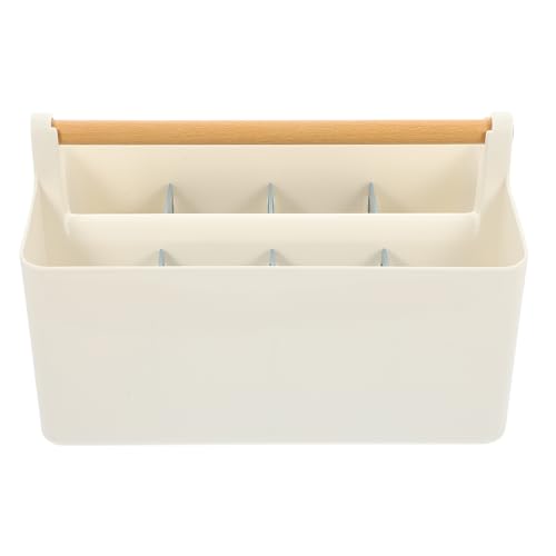 Box Portable Storage Box Portable Office Desk Sewing Box Organizer Toiletry Containers Soap Dispenser Holder Desk Organizer Wooden Desktop Storage Box Makeup Holder