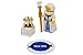 LEGO Queen of England with Scepter and Crown Toy - Custom Queen Elizabeth II Minifigure