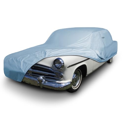 Image of iCarCover Premium Car Cover for 1954 Dodge Royal Sedan Heavy Duty Waterproof All-Weather Automobiles Custom Fit Indoor Outdoor UV Snow Protection Covers with Straps and Bag