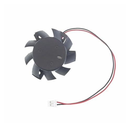 Ventilador de Tarjeta gráfica de 37 mm EFB0412HHA T124010DL de 2 Pines, Compatible con ASUS, GT640, HD 4550 y HD5570.
