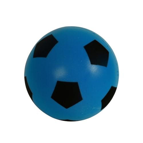 ZOPPER Fun Sport Foam Football 12cm - Blue Soft Sponge Foam Soccer Ball, Indoor Outdoor Foam Ball Great Fun & Suitable For All Ages