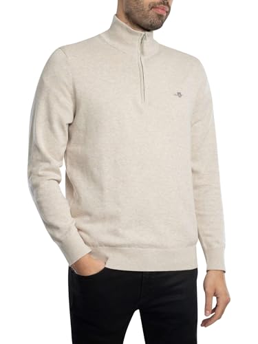 Pull Gant Tricot à demi zip en coton classique EU - vue 4