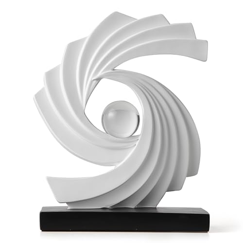 Estatua Abstracta de Arte Moderna de Resina