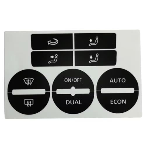 Kit réparation bouton clim VW Passat autocollant opaque haute adhérence
