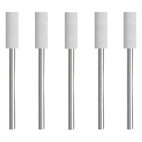 5x Filz-Polierstift "Zylinder" [Ø 6 x 17 mm] - geeignet für Dremel®, Proxxon® …