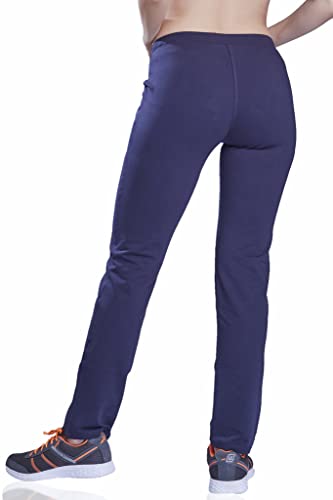Image of Women's Solid Regular FIT ENRICH Cotton Track Pant