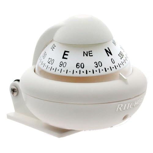 Ritchie Navigation X-10W-M Sport Marine Compass,White,2-inch Dial