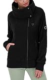 Jacke für Damen aus warmer Fleecequalität mit weich angerauhter Innenseite in schmaler Passform