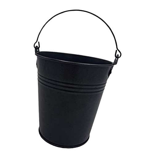 CLISPEED Seau à Graisse pour Barbecue Fer Robuste Poignées Capacité Pratique pour Récupération Huile pour Nettoyage De Gril Et Cuisson Extérieur