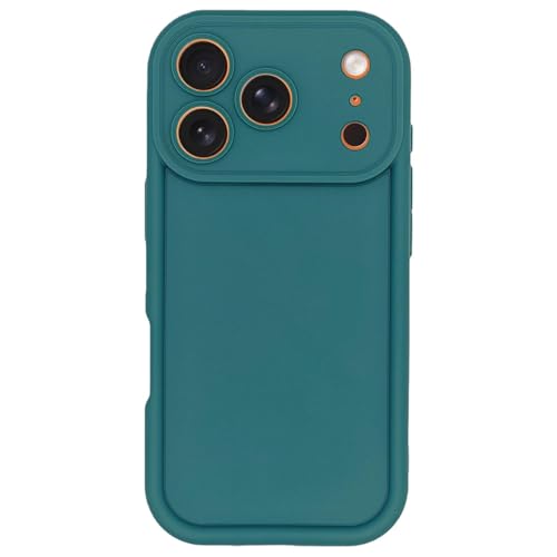 Image of Puxicu Slim Case for iPhone 17 Pro, Enhanced Camera Protection, Shockproof Skin-Friendly Touch Soft Case Cover for iPhone 17 Pro Phone 6.3 inch, Blue