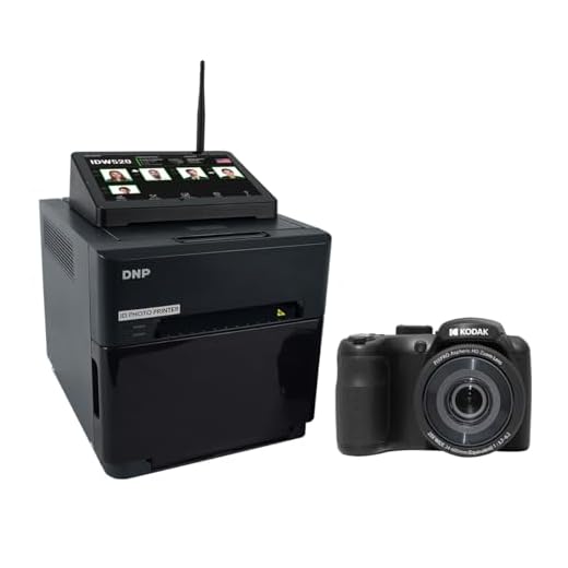 DNP ID Photo Printer System with FZ-80 Camera and Wireless LCD Console