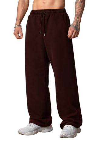 Image of Rockwell Men's Baggy Sweatpants | Cotton Terry Relaxed Fit Joggers for Men | Oversized Streetwear Track Pants | Casual Gym & Everyday Wear| 009
