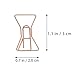 MAGICLULU 20Pcs Rose Gold Bow Tie Paper Clips Creative Decorative Bookmark Clips for Organizing Documents at Office Home and School 1.18X0.78 Inch