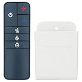 Replacement for Home Decorators Collection Electric Fireplace Heater Remote Control WH100-23I2D-R WH100-26I2D-R 205975812 WSFP59ECHD-1 207000440 207000474 207000442 1001803998,with Holder