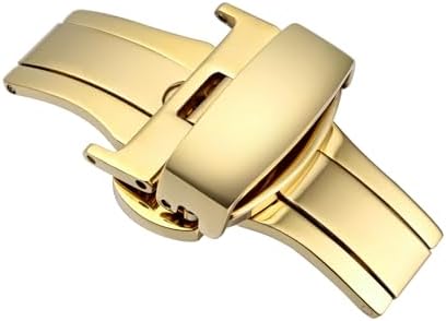 WOCCI Stainless Steel Deployment Clasp, Replacement Buckle for Watch Strap, Buckle Width 10mm 12mm 14mm 16mm 18mm 20mm 22mm
