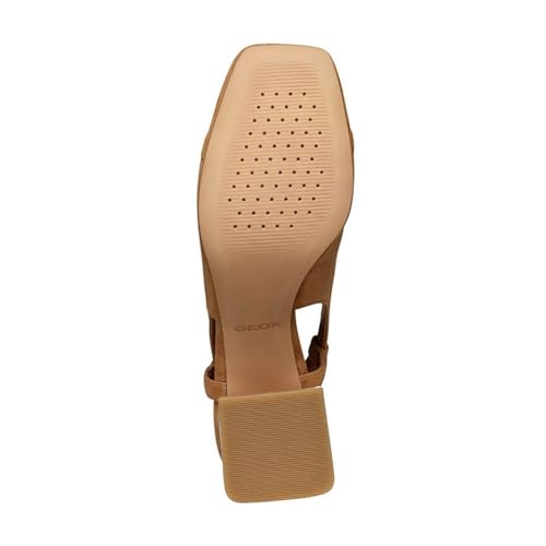 Geox Scarpe da Donna D CoronillaPump, Cognac, 36 EU