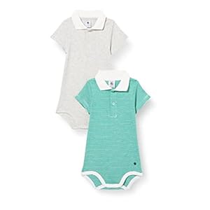 Petit Bateau Lot Bodies Body 2 Garçon