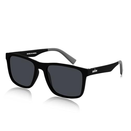 Image of Dervin UV Protected Polarized Square Sunglasses for Men and Women