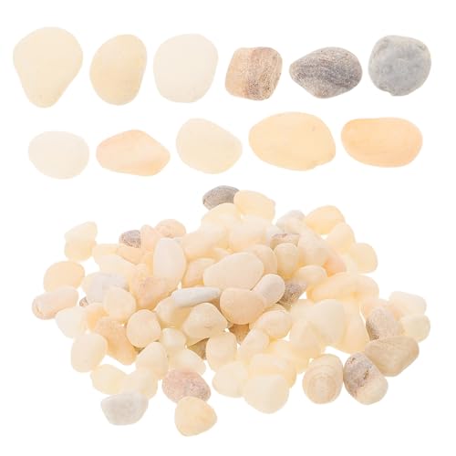 TOYANDONA Aquarium Decorative Gravel Replaceable Landscape Stones Small Aquarium Stones for Pond