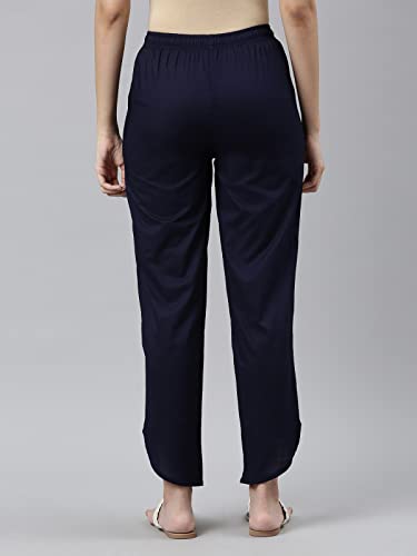 Image of GO COLORS Women Mid Rise Cotton Dhoti Pant