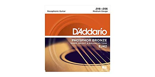 DADDARIO (__I) AR[XeBbNM^[ EJ42 Phosphor Bronze Wound Resophonic Guitar/Medium