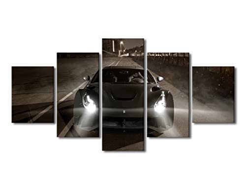 Affiches d'œuvre d'art imprimées en HD de voiture de sport pour décoration chambre