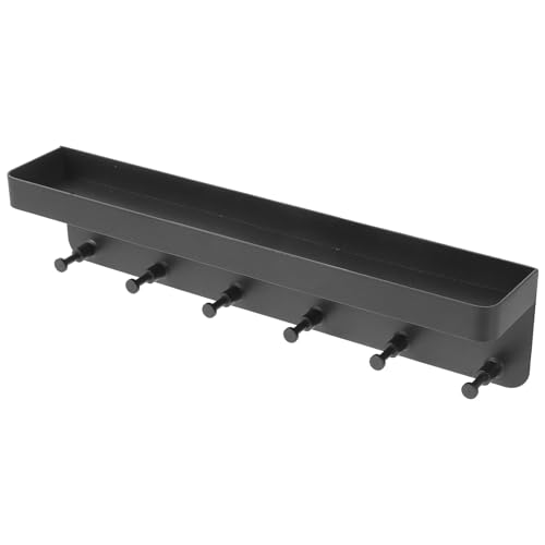 Soporte para medallas en acero inoxidable de alta resistencia organizador negro de pared 2