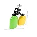 Yardwe 1pair Cowbell Set Pitch Jam Block Percussion Instrument for Festivals Dance and Musical Shows Sturdy and Versatile Sound