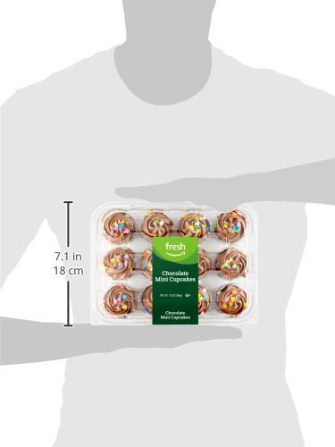 Fresh Brand – Chocolate Mini Cupcakes, 10 oz (12 ct)